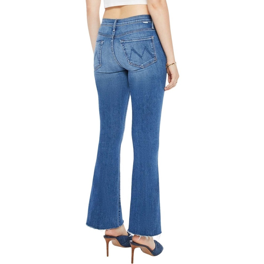 MOTHER Denim 25 The Weekender Fray Flare Jeans in On Ocean Boulevard